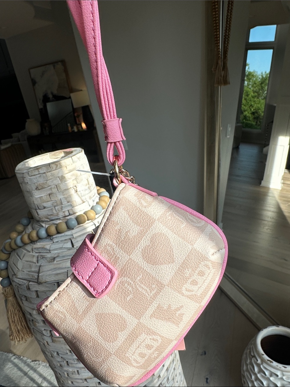 Juicy Couture Pink Two-Piece Wristlet Set with Heart Charm - Picture 5 of 5